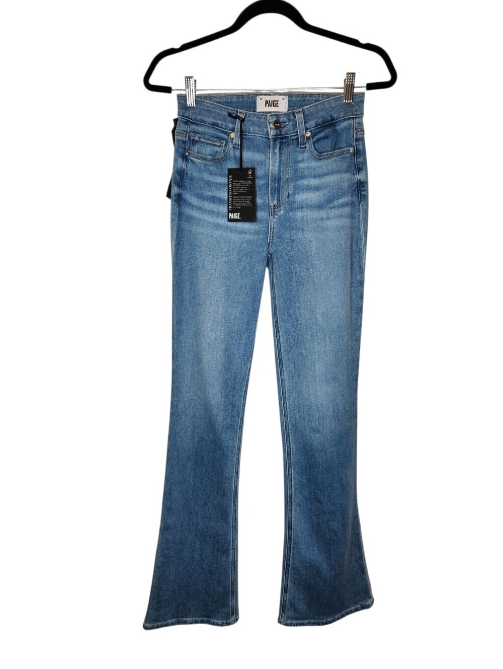 NEW Paige High Rise Laurel Canon Boot Cut Jeans Size 24